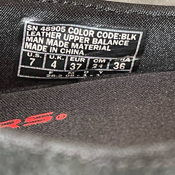 Skechers Relaxed FIT Memory Foam Black Suede Shoes US 7 - Picture 9 of 10